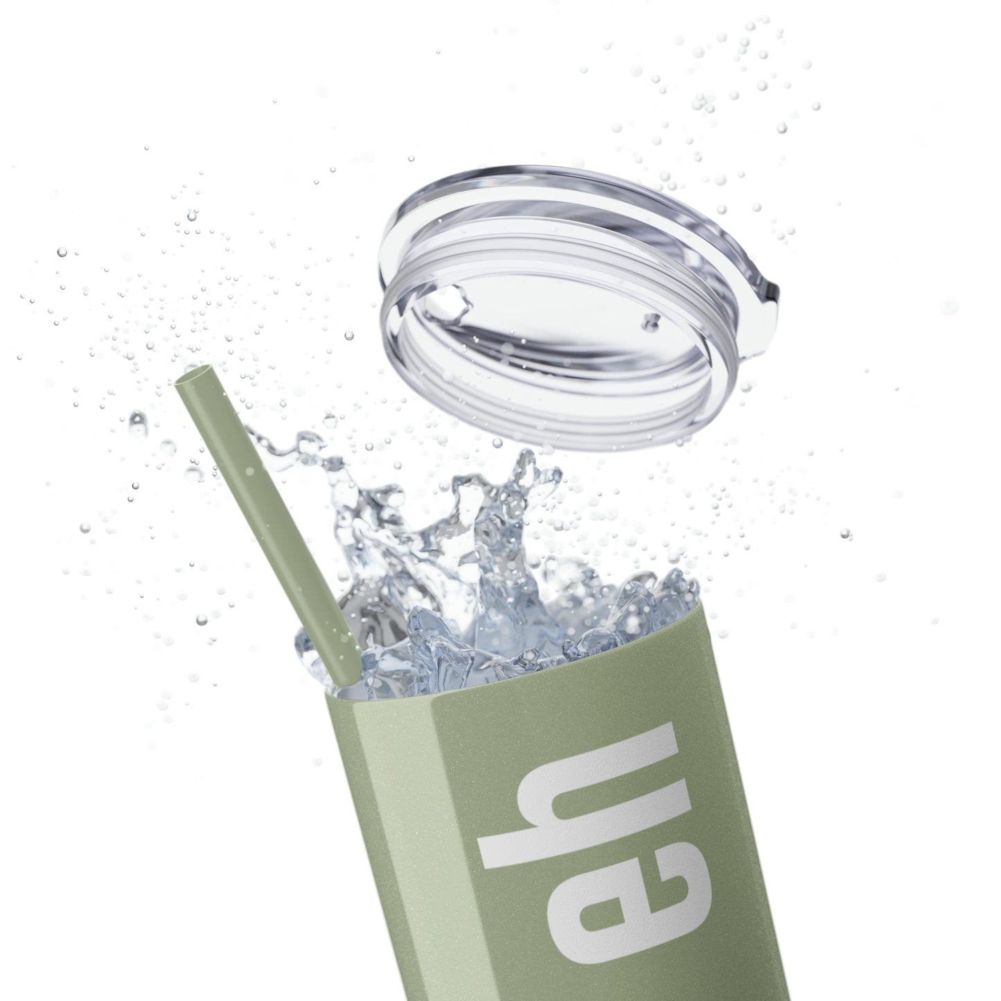 mine eh | Skinny Tumbler with Straw, 20oz